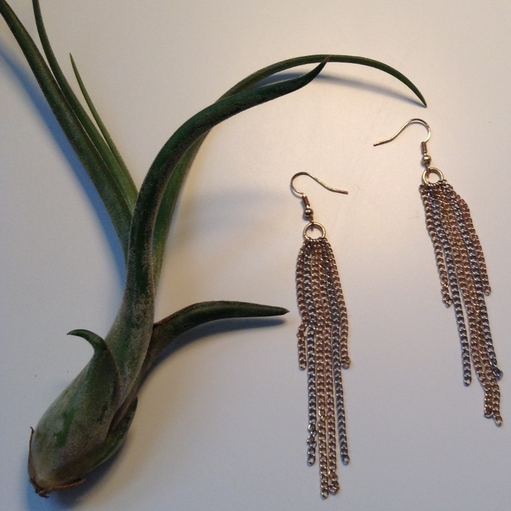 Gold & Silver Chain Earrings